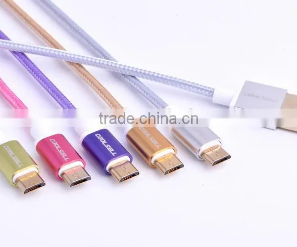 2016 High Selling Micro Usb Braided Cable for Andriod photo-6