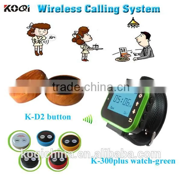 KOQI Coffee Shop Wireless Calling System 433mhz for Restaurant Waiter Calling System