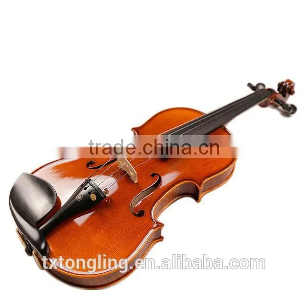 (TL004-1) Best Brand Antique Violin Maple Acoustic Quality Violin With Case OEM Available photo-2