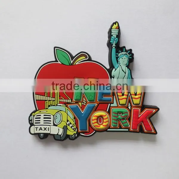 Silicone Fridge Magnet,PVC Magent,New York Magnet,Statue of Liberty Magent photo-4