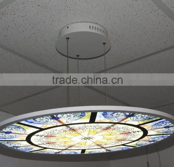60cm Indoor Use Customize Color Printing Round Led Panel Chandelier photo-4
