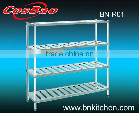 Stainless Steel Disassembled Kitchen Shelving Unit photo-2