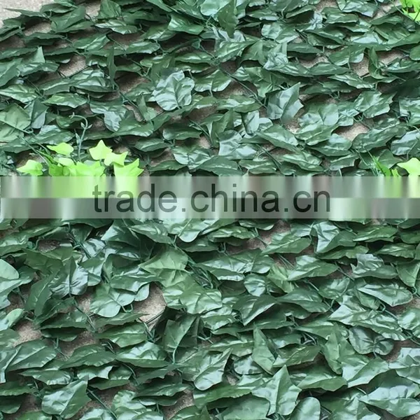 Cheap Plastic Ivy Fence Artificial Leaf Fence For Decoration photo-2