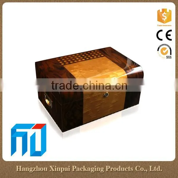 Cheap Cuustom High Glossy Luxury Wooden Humidor Cigar Box