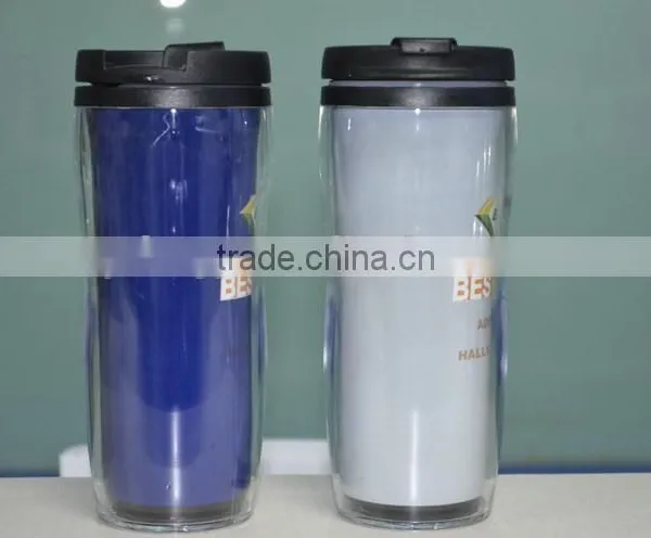 13oz Custom Logo Plastic Color Changing Magic Travel Mug photo-3