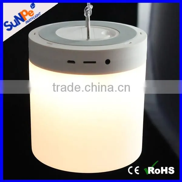 2016 LED Portable Wireless Bluetooth Ceiling Speaker, Blue Tooth Speaker Lamp photo-3