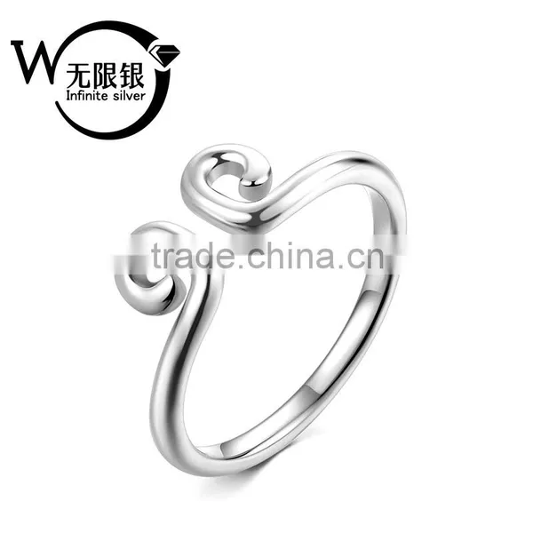 Infinite New Style 925 Silver Ring Custom Clover Ring for Lady Fashion Jewelry