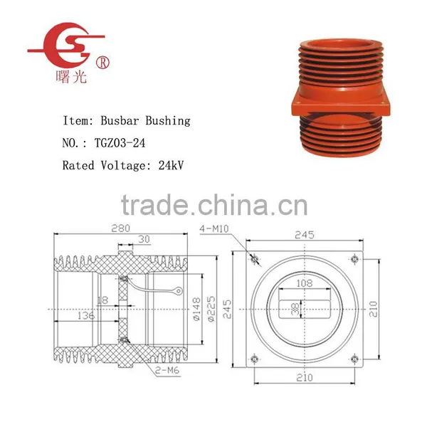 24kV Busbar Bushing for KYN28A-24 Electrical Switchgear