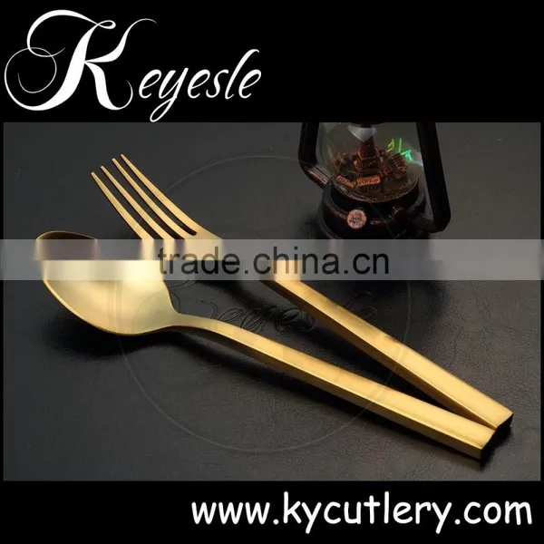 Gold Stainless Flatware,stainless Steel Flatware Sets,golden Dinner Cutlery photo-3