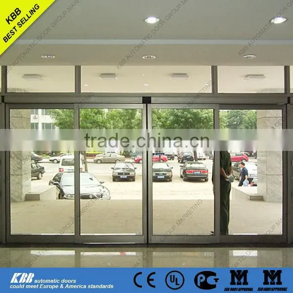 2016 Aluminium Frame Automatic Sliding Door, Tempered Glass, , CE UL ISO9001 ISO14001 Certificate photo-3