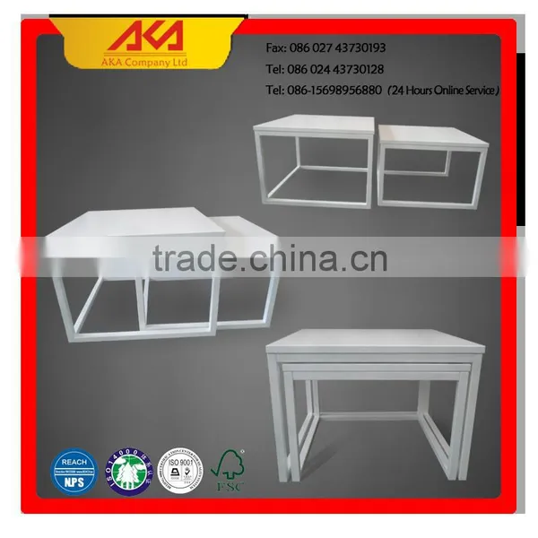 Stackable End Table Sets Wooden Nesting End Side Tables Stackable Coffee Tables