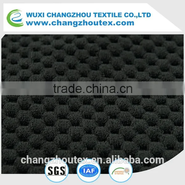 100% Warp Knit Polyester Fabric for Upholstery, Sofa, Blanket With Backing photo-2