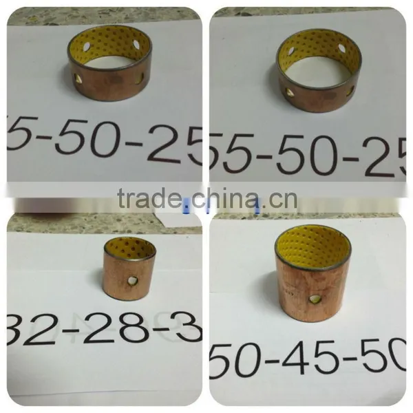 50mm Auto Bushing Steel and Copper Casting for Construction Machinery Parts ODM Parts Bush Bearing Bronze Bush