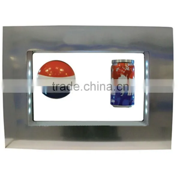 Rechargeable LED Lights Magnetic Floating Levitating Can Display Stand photo-2