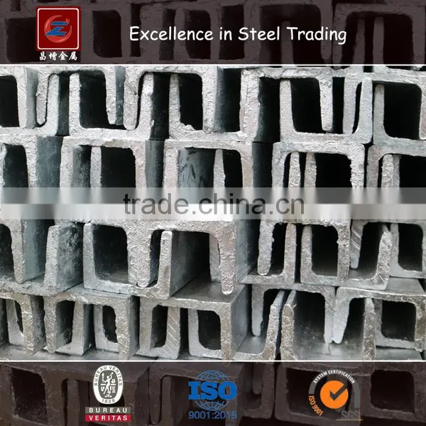 Size 140*60*8*9.5 Galvanized Channel Steel With Good Quality