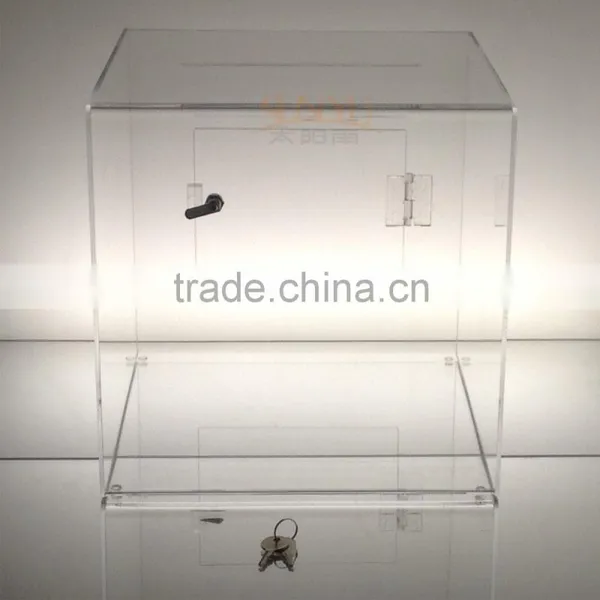 Factory Supplier Custom Clear Acrylic Cube Box photo-2