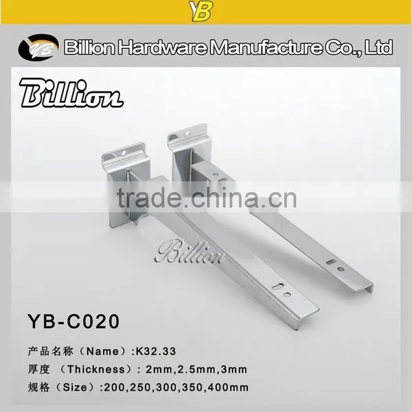 Metal Slatwall Glass Bracket Corner Glass Bracket photo-2