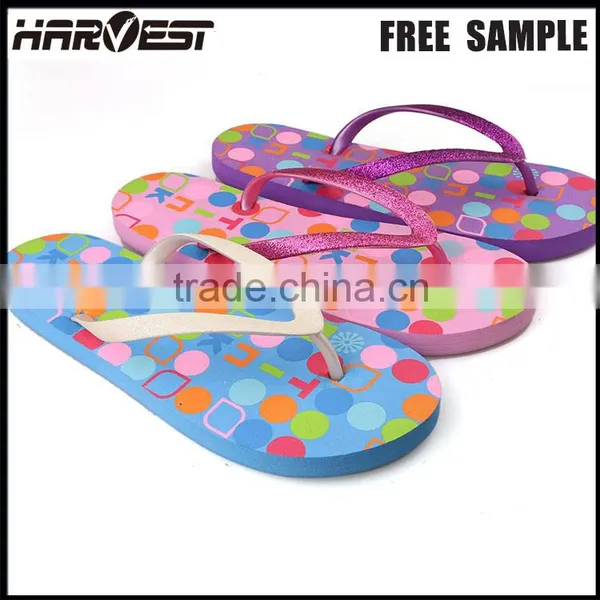 Wholesale Beach Slippers Eva , New Design Print Eva Slipper Woman