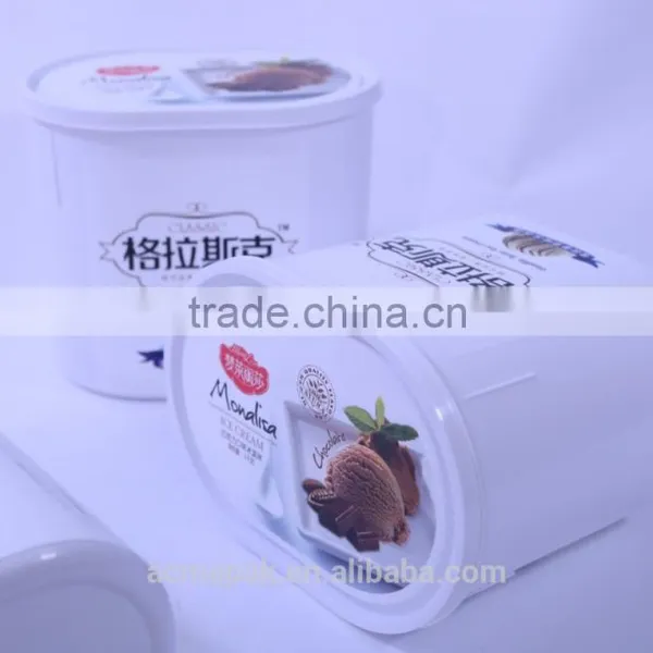 6L IML Biscuit Ice Cream Bucket Food Container photo-3