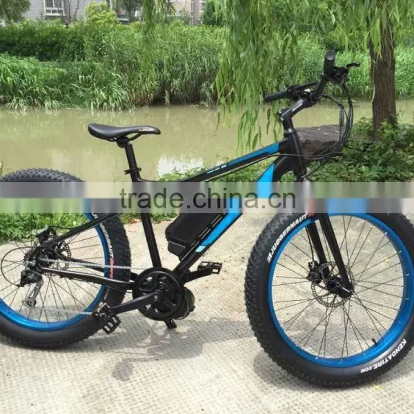 26inch Hub Motor Electric Fat Bicycle Speed Fast With 1000w Optional