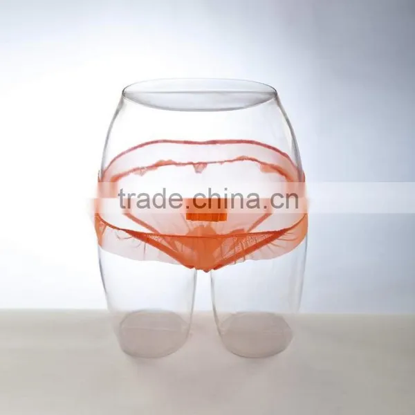 2014 New PC Pro-environment Transparent Male Hip Mold Man Torso Mannequin