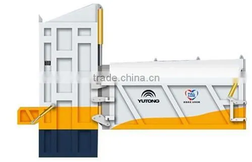 Horizontal Mobile Garbage Compressor and Transfer Station