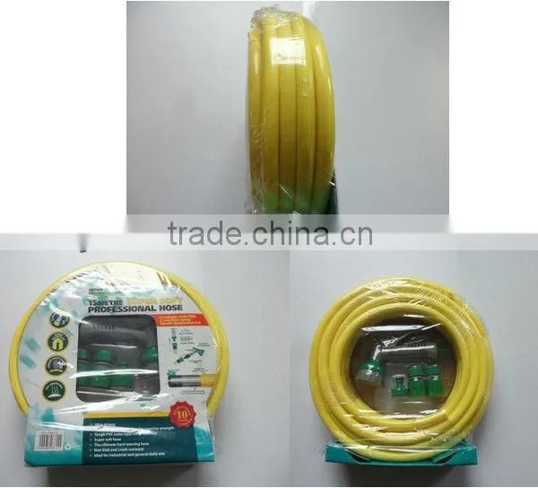 1/2" Polyester Fibre Reinforced 30 Metre PVC Garden Hose With Spray Nozzle Set photo-5