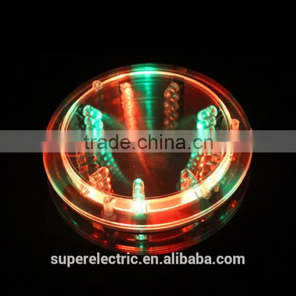 New Color Changing LED Lights Bottle Cup Mat Coaster For Clubs, Bars Party photo-4
