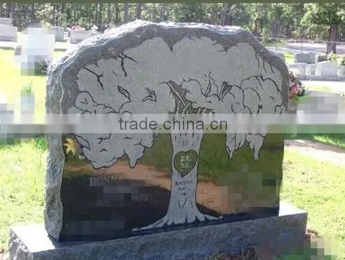 Tree Etching Headstone