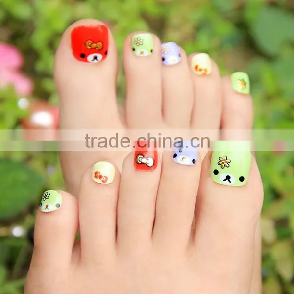 2017 3d Full Toe Nail Stickers photo-2
