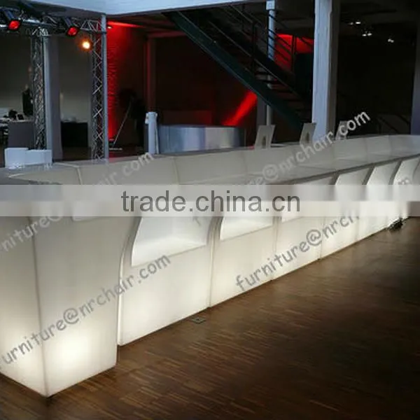 Acrylic Material Led Bar Table Counter Nightclub Bar Furniture photo-2
