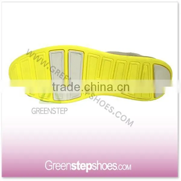 Breathable Army Green Casual Shoe Leather photo-3