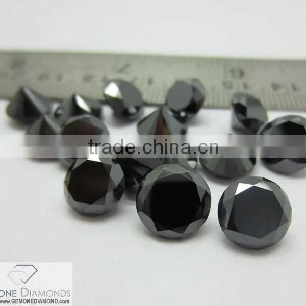 Loose Black Synthetic Loose Moissanite Diamond Manufacturer photo-4
