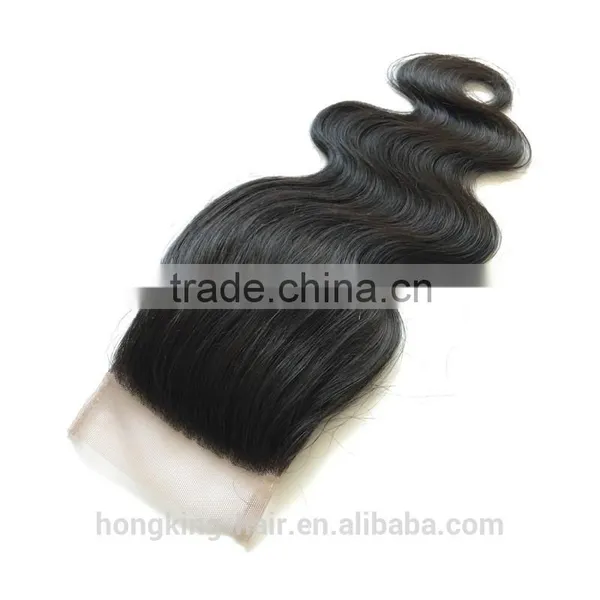 Brazilian Virgin Hair 4x4 Cheap Silk Base Closure,Free/Middle/3 Part Silk Base Closures photo-5