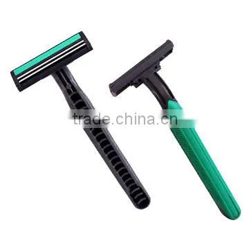 High Quality Removable Shaving Razor Disposable Plastic Rubber Shaving Razor photo-2
