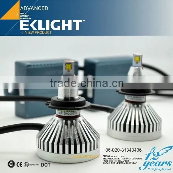 EKLIGHT Unique Design 6-30V DRL Function Pure Copper Tower H15 Auto Led Headlight photo-4