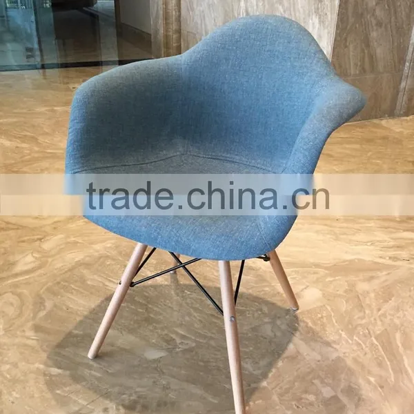 Soft Cover Leisure Chair/wood Leg Soft Cover Chair / Dinning Chair