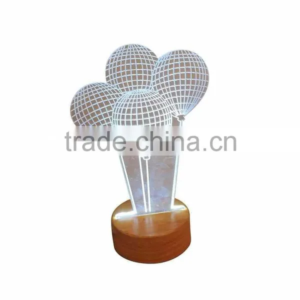 3D Night Light LED Lamp For Kids Bedroom Decoration photo-3