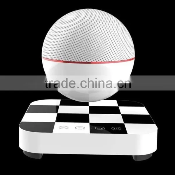 2016 High-tech Wireless Waterproof Bluetooth Maglev Rotary Speaker With Smart Charging photo-2