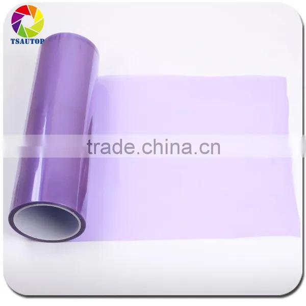 TSAUTOP Colorful Free Adhesive Vinyl High Quality Car Light Stickers Wraps Vinyl For Car Headlight photo-6