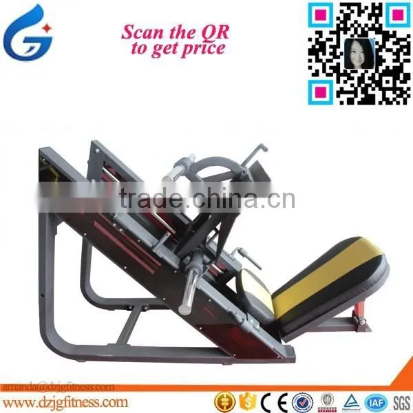 Plate Loaded Strength Training Machine Commercial Fitness Equipment - 45 Degree LEG PRESS JG-1656