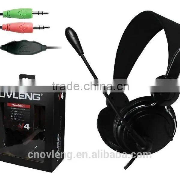 Computer Headphone With Mic and Volume Control