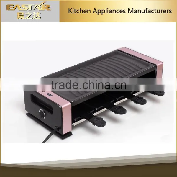 Raclette Grill - Half Aluminum Die-casting Plate With Half Stone Plate 1300W photo-2