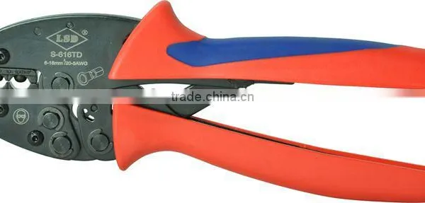 CE ROHS Experience Production F10years LSDgood Qutails Pliers for Non-insulated Cable Links S-616TD Ratchet Hand Crimping Tools photo-3