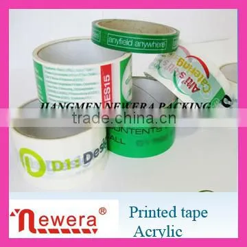Client Trade Mark Printed BOPP Film Acrylic Adhesive Packing Tape Roll for Carton Sealing photo-3