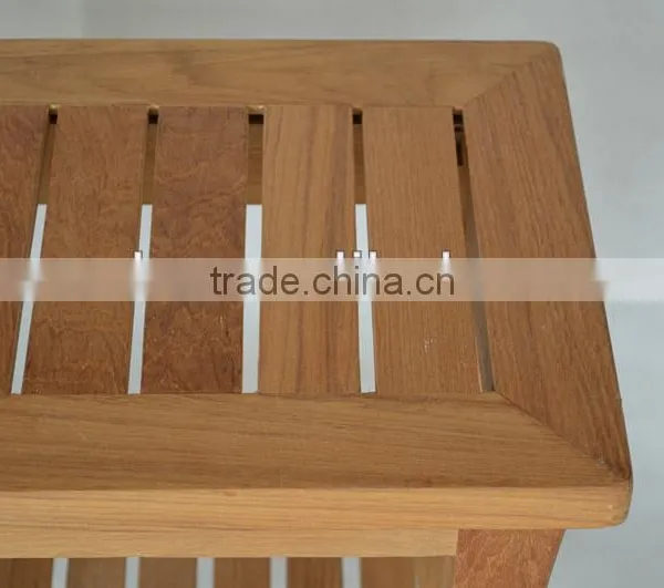 Teak Wooden Comfortable Bathroom Bench FSC Approved