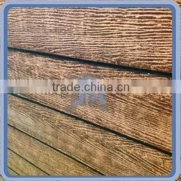 Wooden Grain Fireproof Wall Decoration Cement Weather Board photo-3