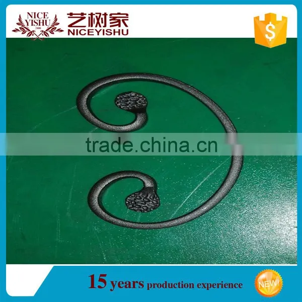 Cast & Forge Type Low Price Wrought Iron Rosettes Components, Fence, Gate Casting Components photo-2