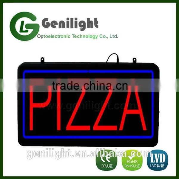 Flashing PIZZA Catering Food Led New Window Shop Signs photo-4