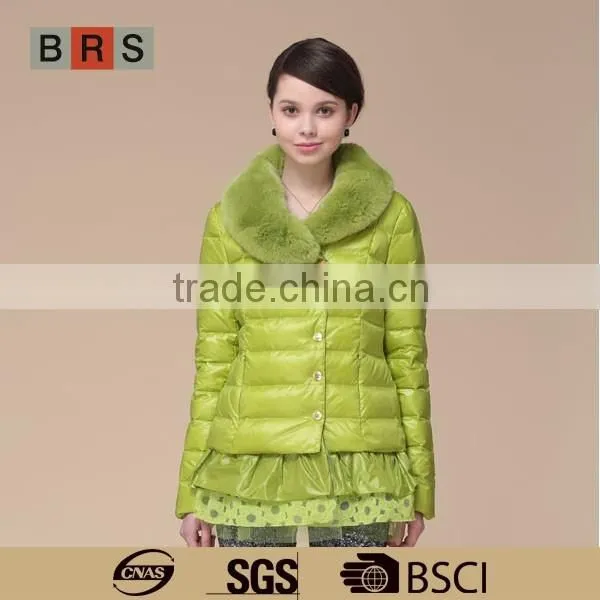 2015 good design women down coat/long down coat